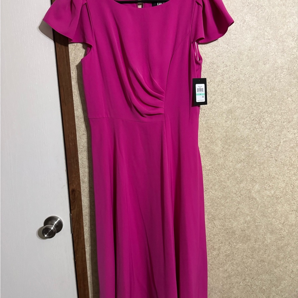 Elegant Magenta Dress